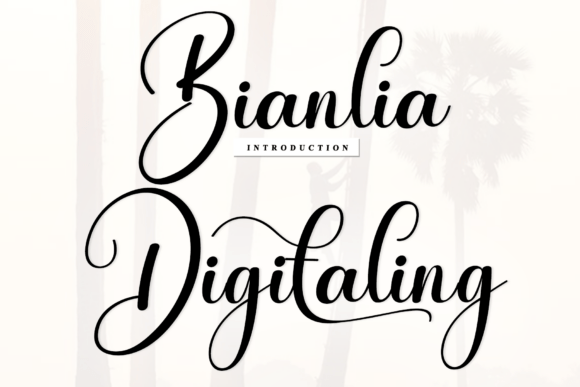 Bianlia Digitaling: A Timeless Handwritten Font for Creative Projects