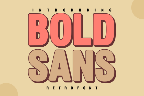 Bold Sans: A Groovy Retro Display Font for Modern Design
