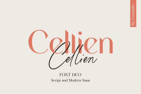 Cellien Font Duo: Elegance Meets Modern Design