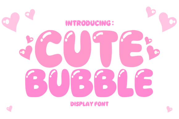 Cute Bubble: The Font That Brings Joy to Your Designs