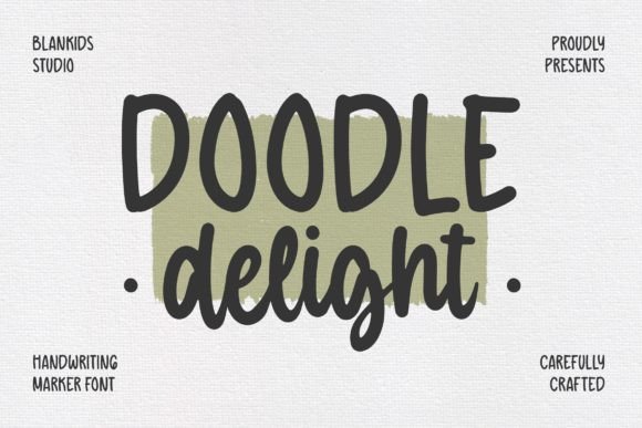Doodle Delight: Whimsical Marker Script Font