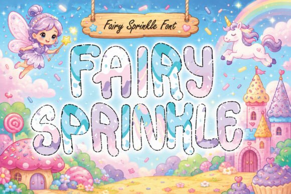 Fairy Sprinkle: Whimsical Font for Enchanting Designs