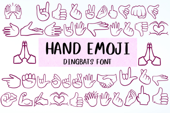 Hand Emoji Font: A Fun Way to Express Gestures in Text