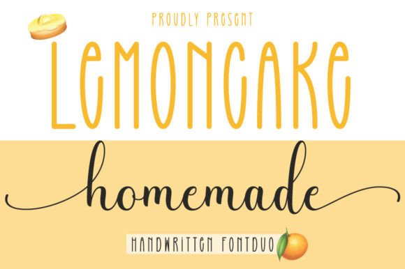 Lemoncake Homemade Duo: A Romantic Font Pairing