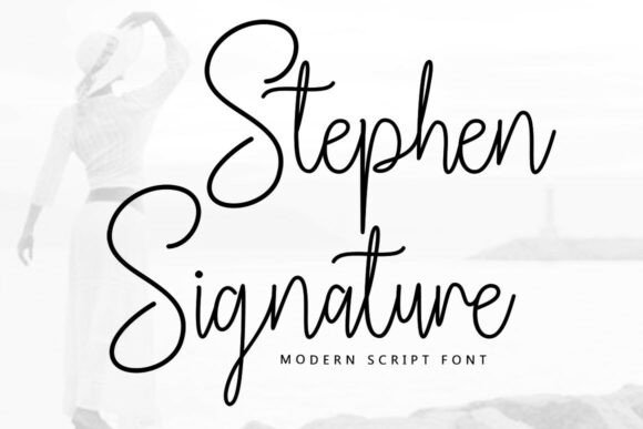 Stephen Signature: The Font for Effortless Elegance