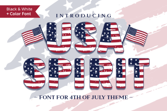 Usa Spirit: The Fun, Patriotic Font for Your Projects